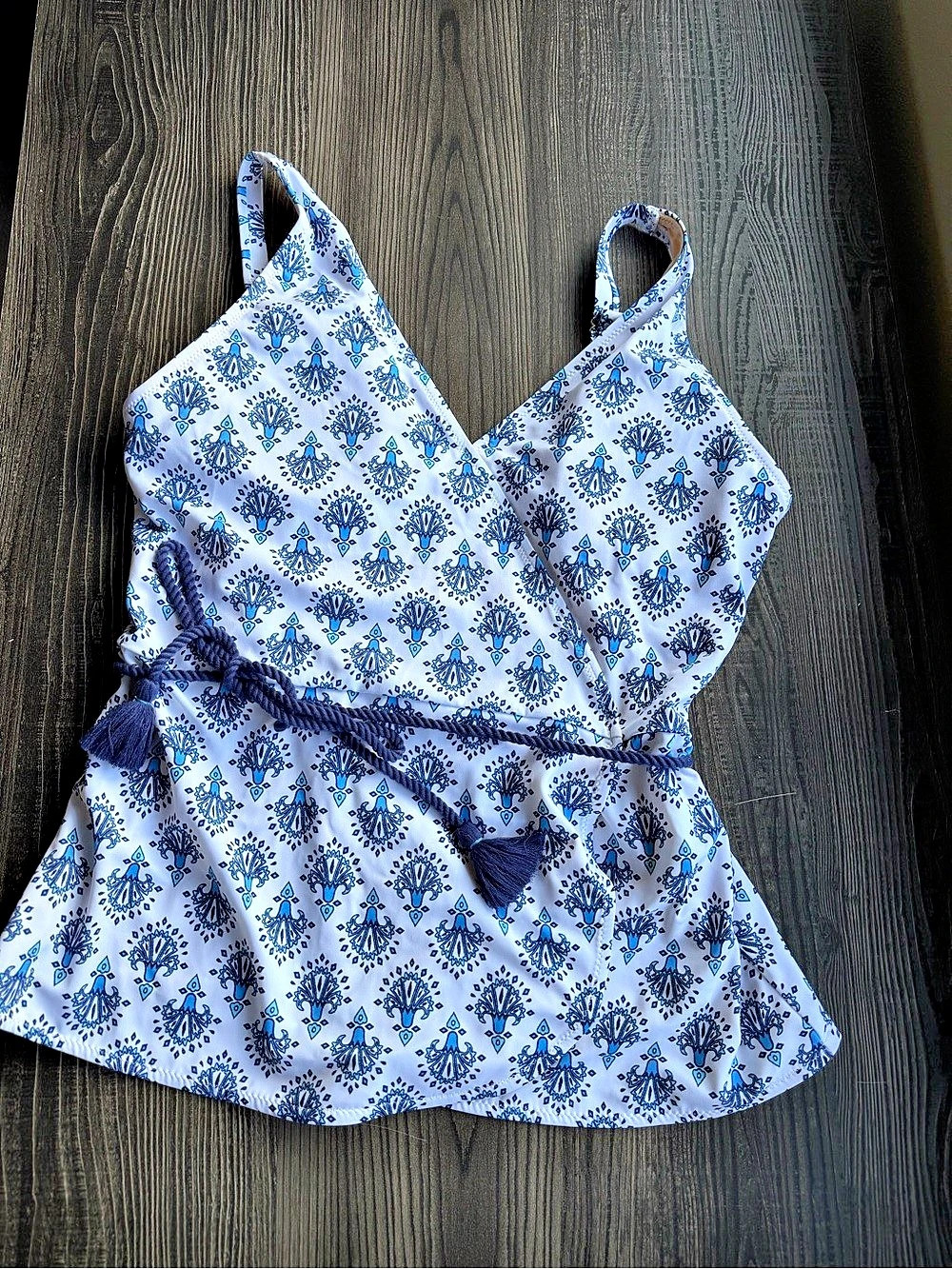 Cabana Life x Talbots Swim Top NWT